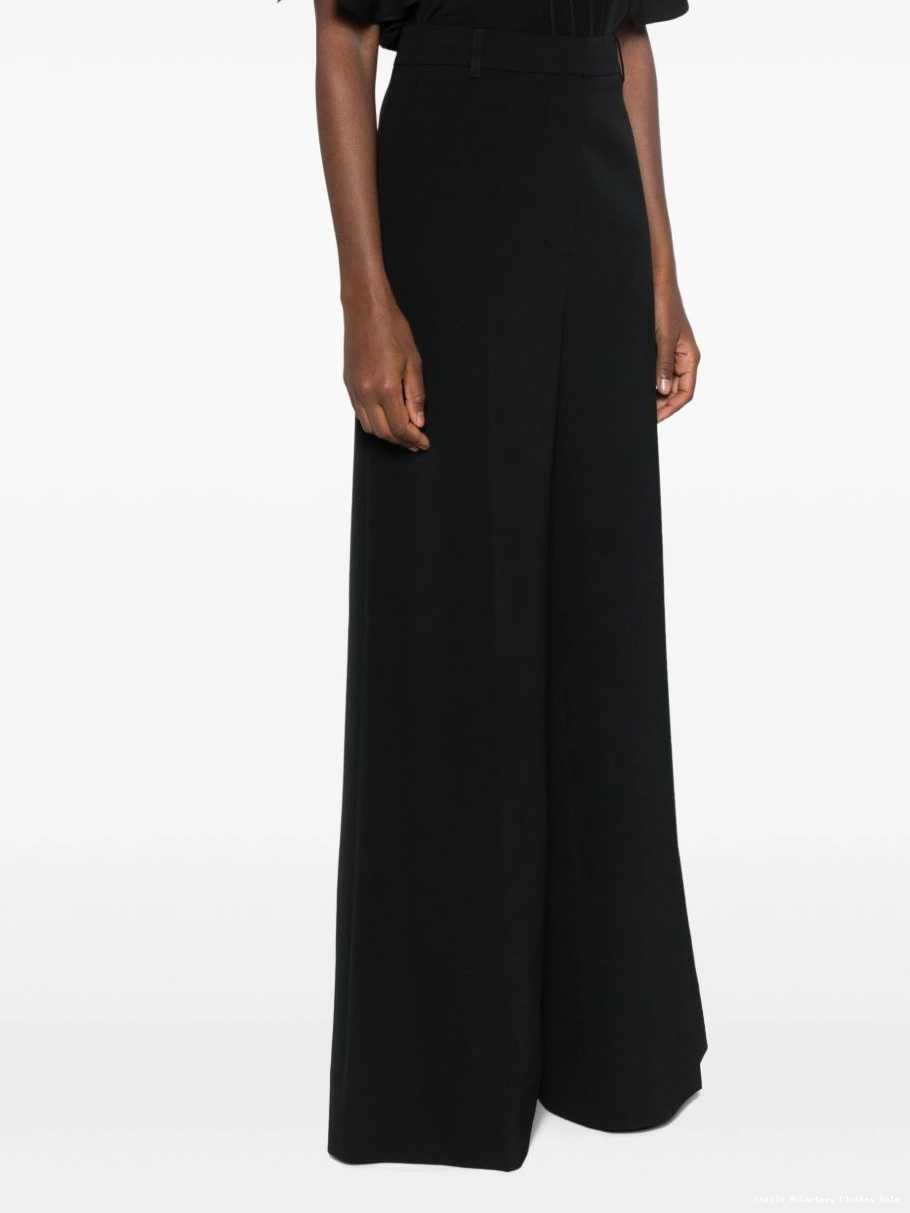 Cheap flared McCartney trousers Stella wool high-rise Women 0724